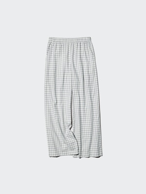 Flannel Easy Trousers (Gingham)