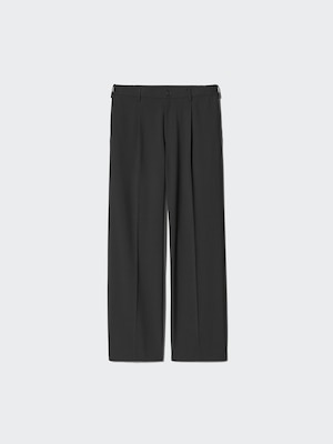 Pleated Wide Trousers (Longer)