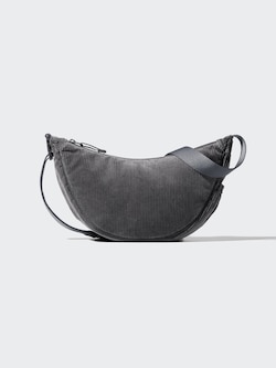 Round Mini Shoulder Bag (Corduroy)