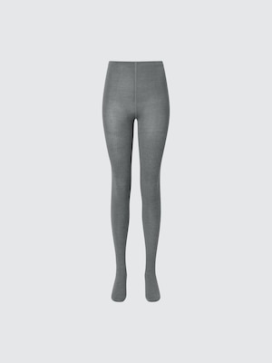 HEATTECH Knitted Ribbed Tights