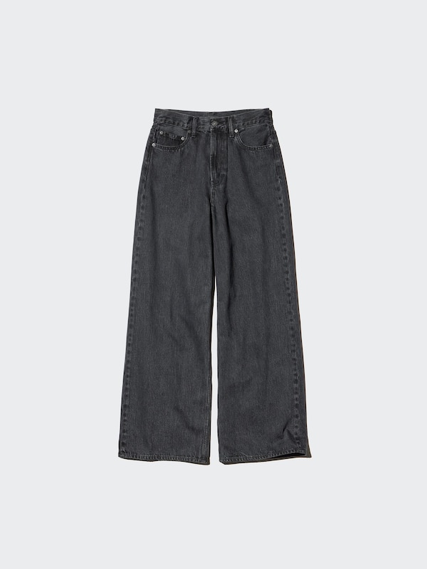 High Rise Baggy Straight Jeans