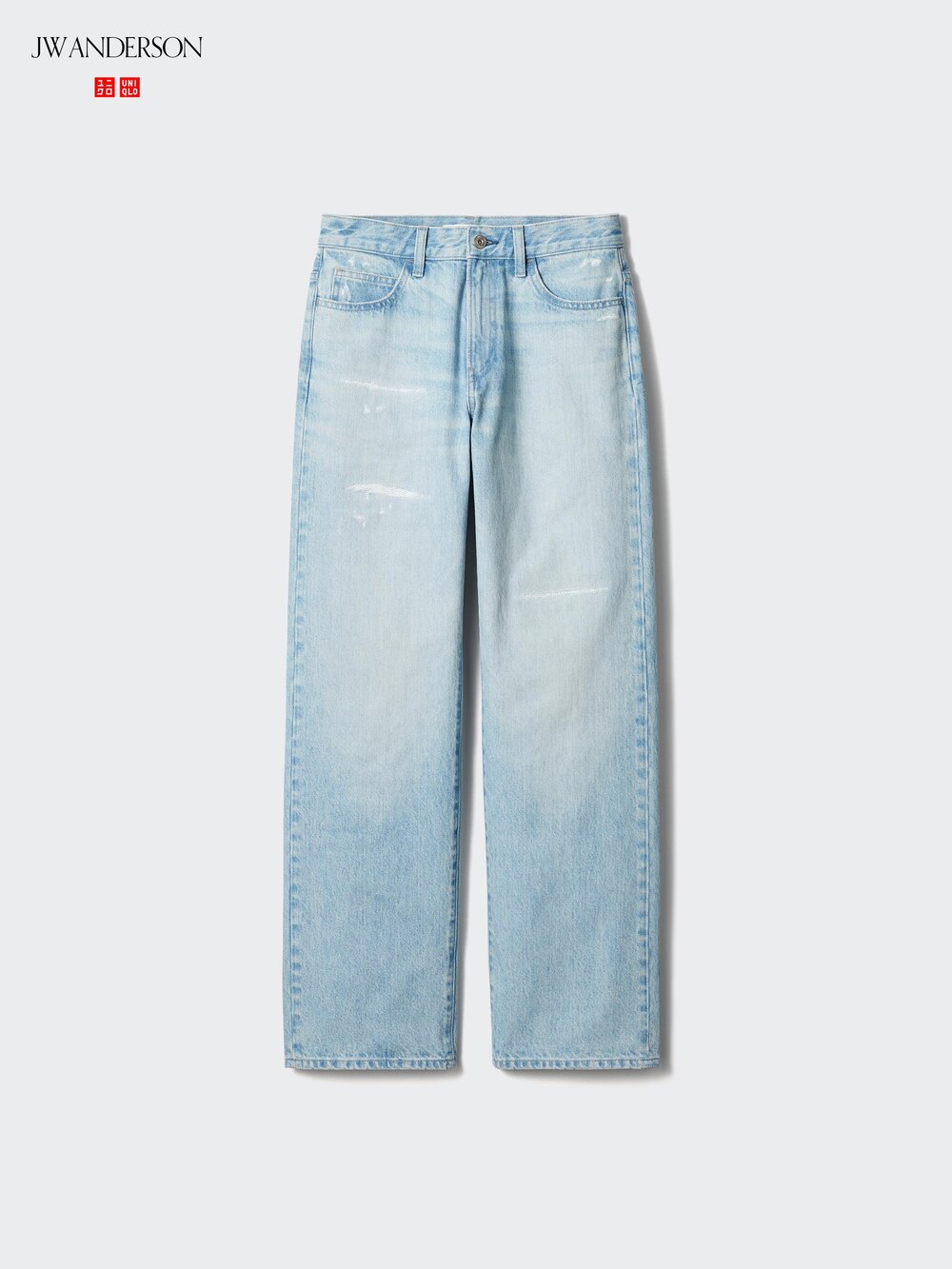 Uniqlo Straight Jeans | Distressed — фото 3