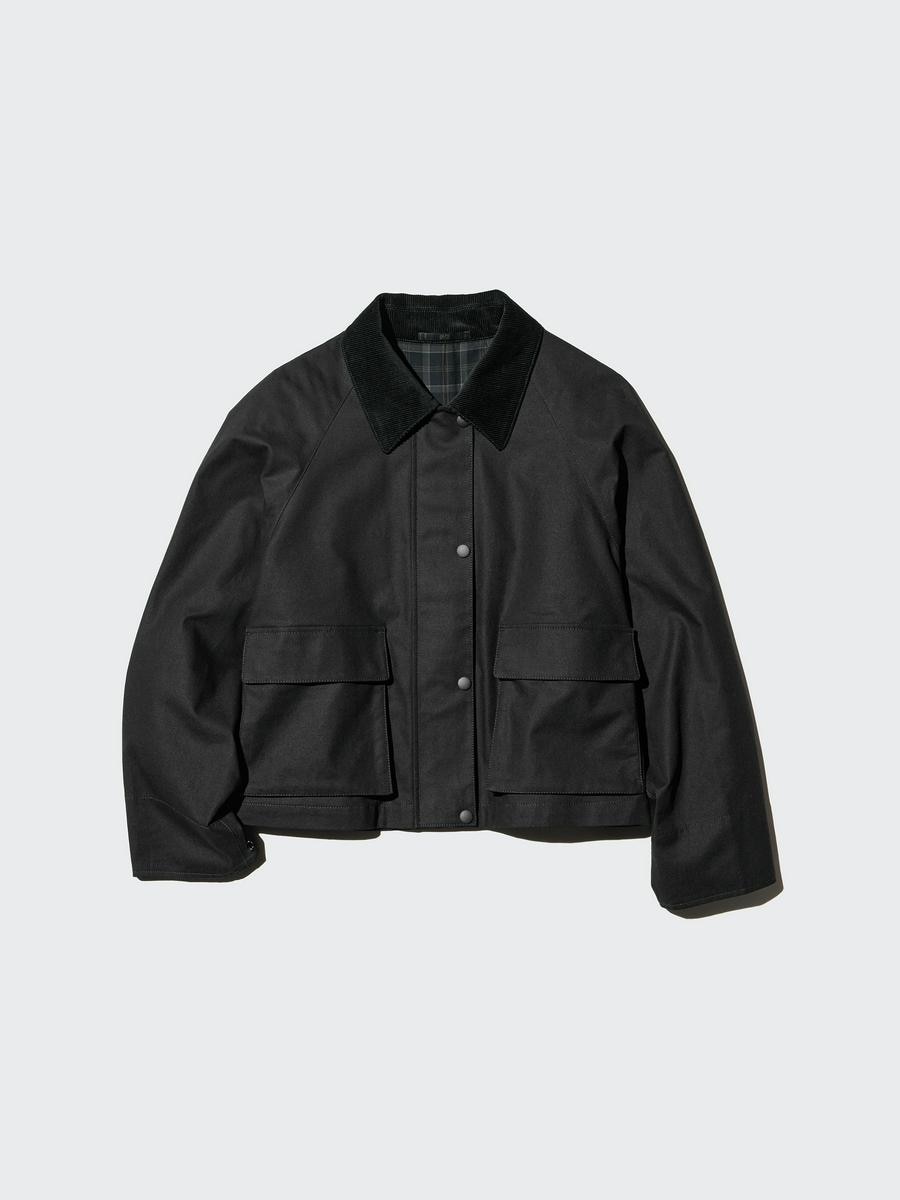 Uniqlo Women's Utility Short Jacket, Black, 2xs