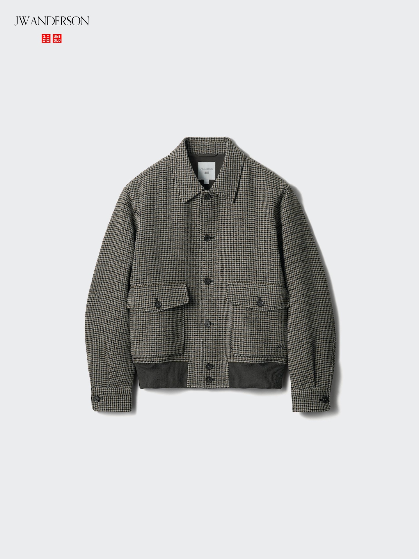 Куртки Uniqlo Short Blouson Pattern, цвет: Коричневый — фото 5