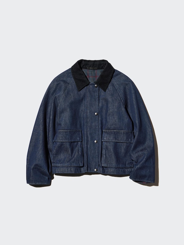 Utility Short Jacket | Denim