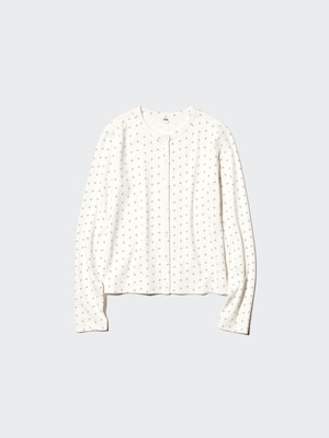 Pointelle Cardigan | Cherry