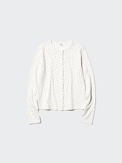 Cardigan en pointelle (Cœurs)