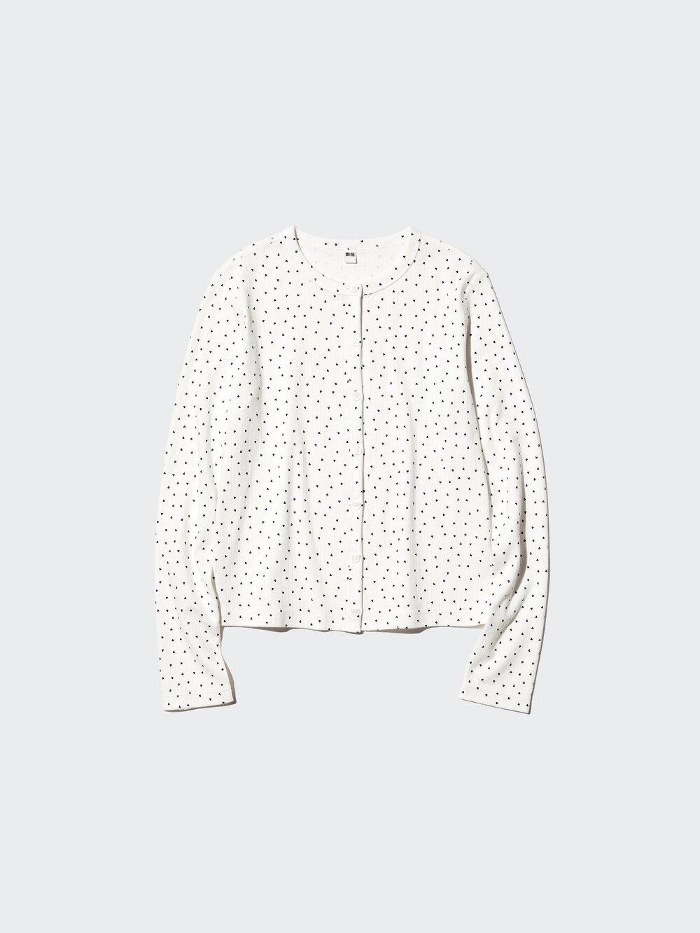 Uniqlo Pointelle Cardigan | Heart — фото 3