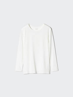 HEATTECH Crew Neck T-Shirt Long Sleeve