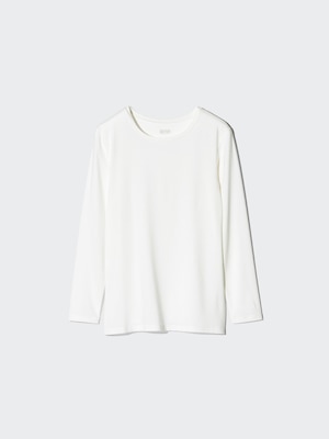 HEATTECH Crew Neck T-Shirt Long Sleeve