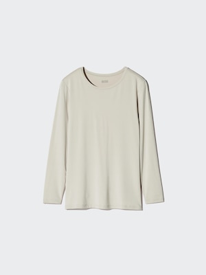 HEATTECH Crew Neck T-Shirt Long Sleeve