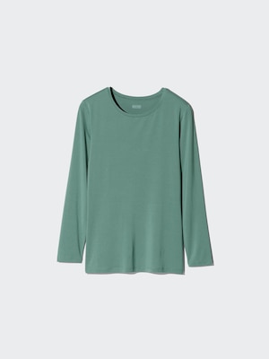 HEATTECH Crew Neck T-Shirt Long Sleeve