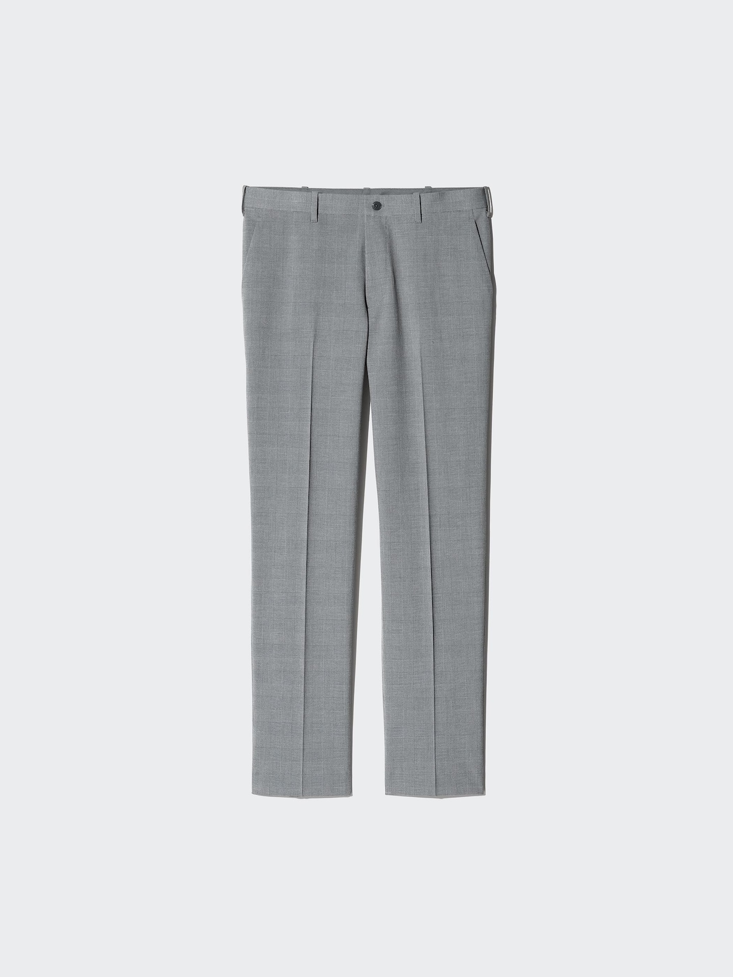 Мужские брюки Uniqlo Smart Pants Glen Check, цвет: Серый — фото 2