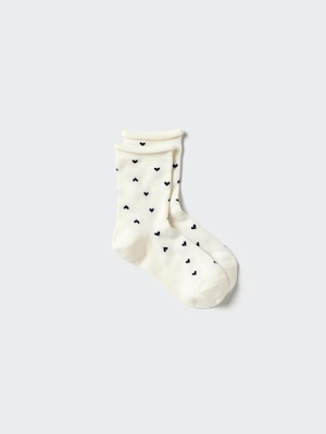 HEATTECH Socks | Top Roll Heart