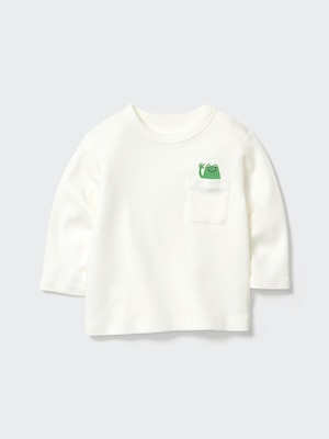 BABIES TODDLER Crew Neck T-Shirt Long Sleeve