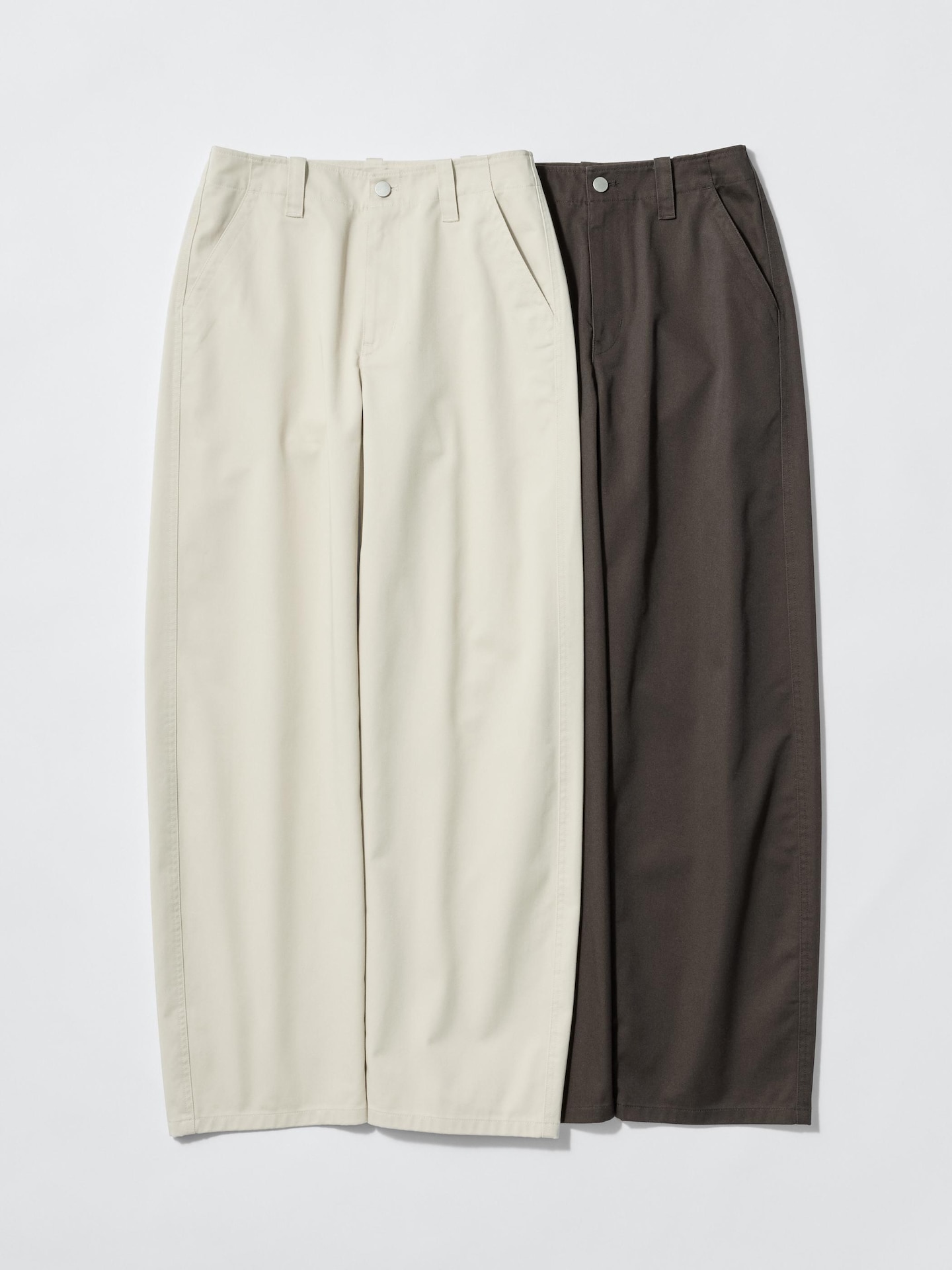 Женские брюки Uniqlo Chino Wide Pants — фото 3