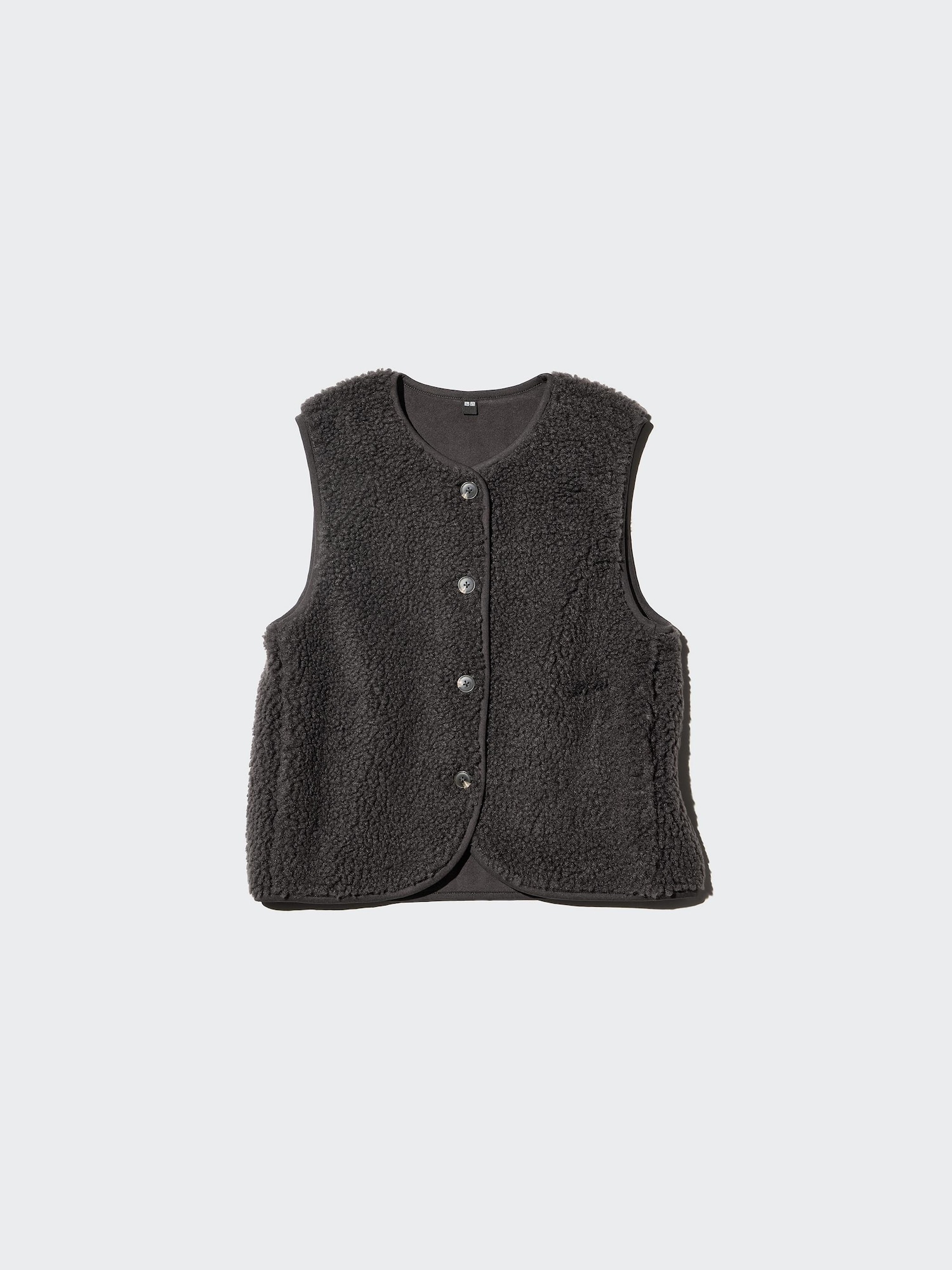 Fleece Button Up Vest
