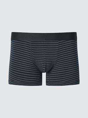 Cotton Boxer Briefs (Low Rise, Striped)