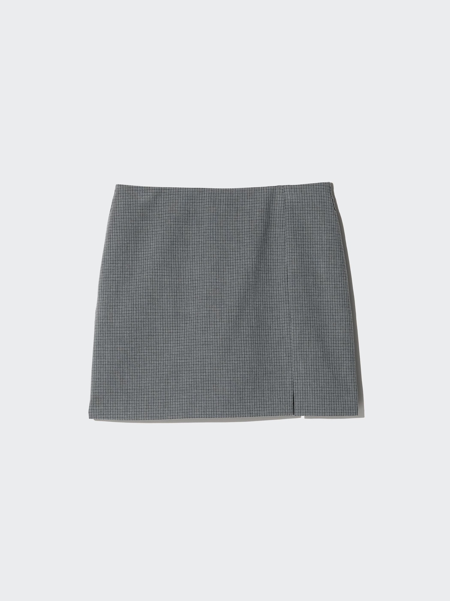 Slit Skort (Checked)