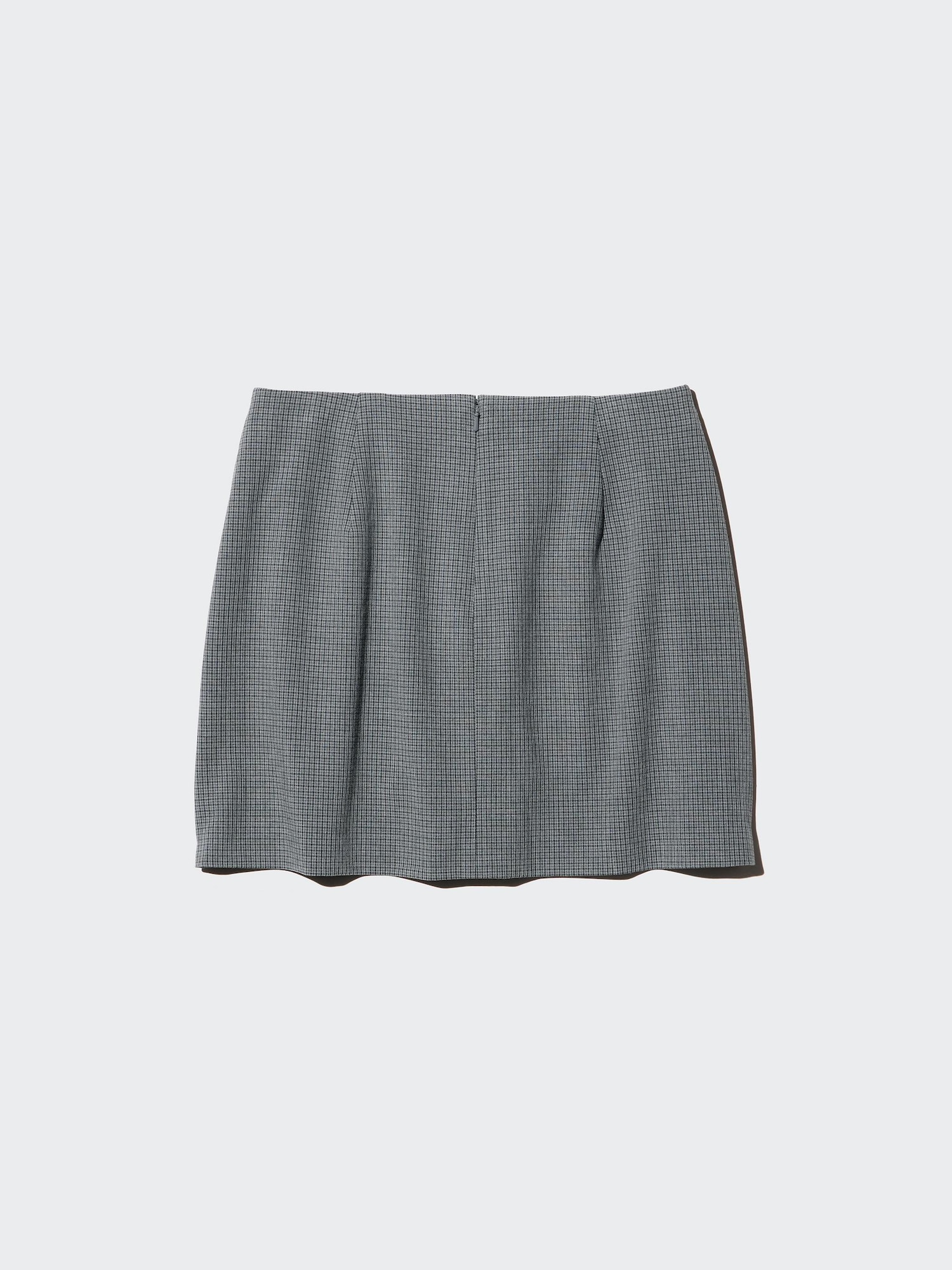 Slit Skort (Checked)