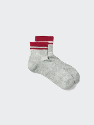 Sports Half Socks (Pile, Colour Block)