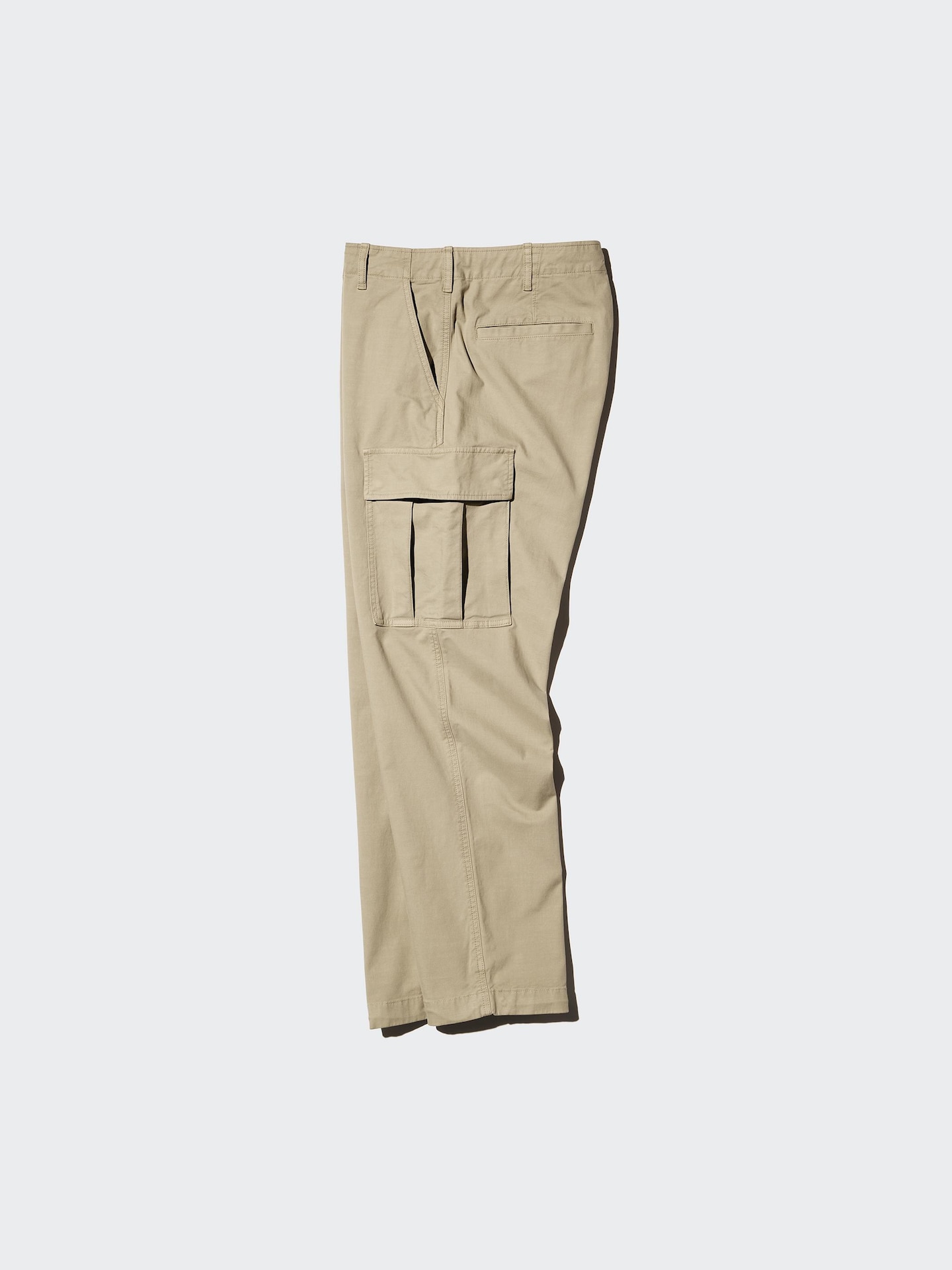 Мужские брюки Uniqlo Cargo, цвет: Бежевый — фото 3