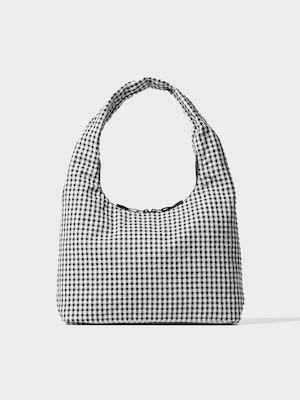 Seersucker Shoulder Bag (Gingham)