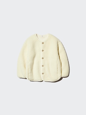 Pile Lined Fleece Cardigan