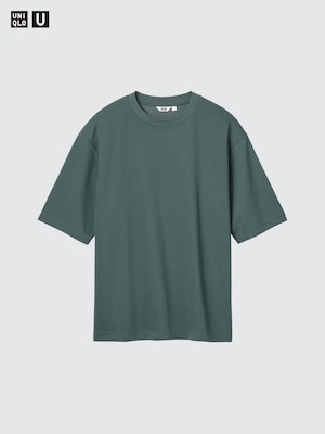 AIRism Cotton Oversized Crew Neck T-Shirt