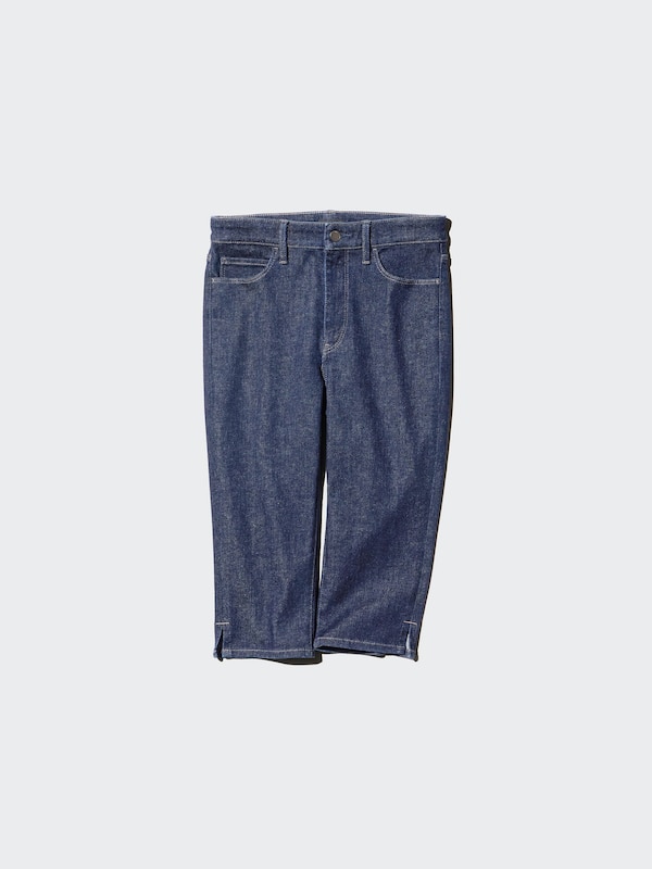 Denim Capri Pants | Knee