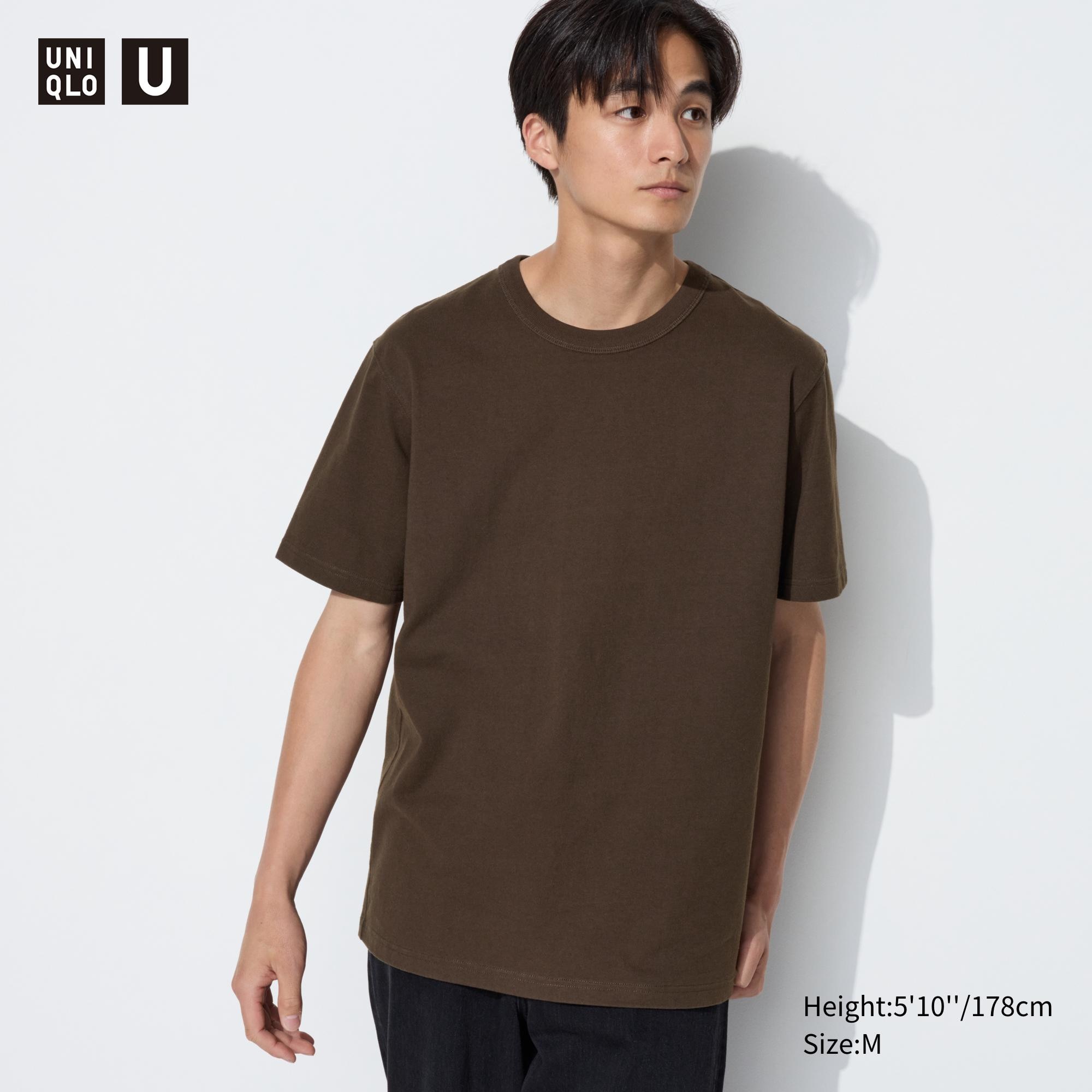 Minhshopvn  Áo Sơ Mi Uniqlo Short Sleeve Shirt Dark Brown 