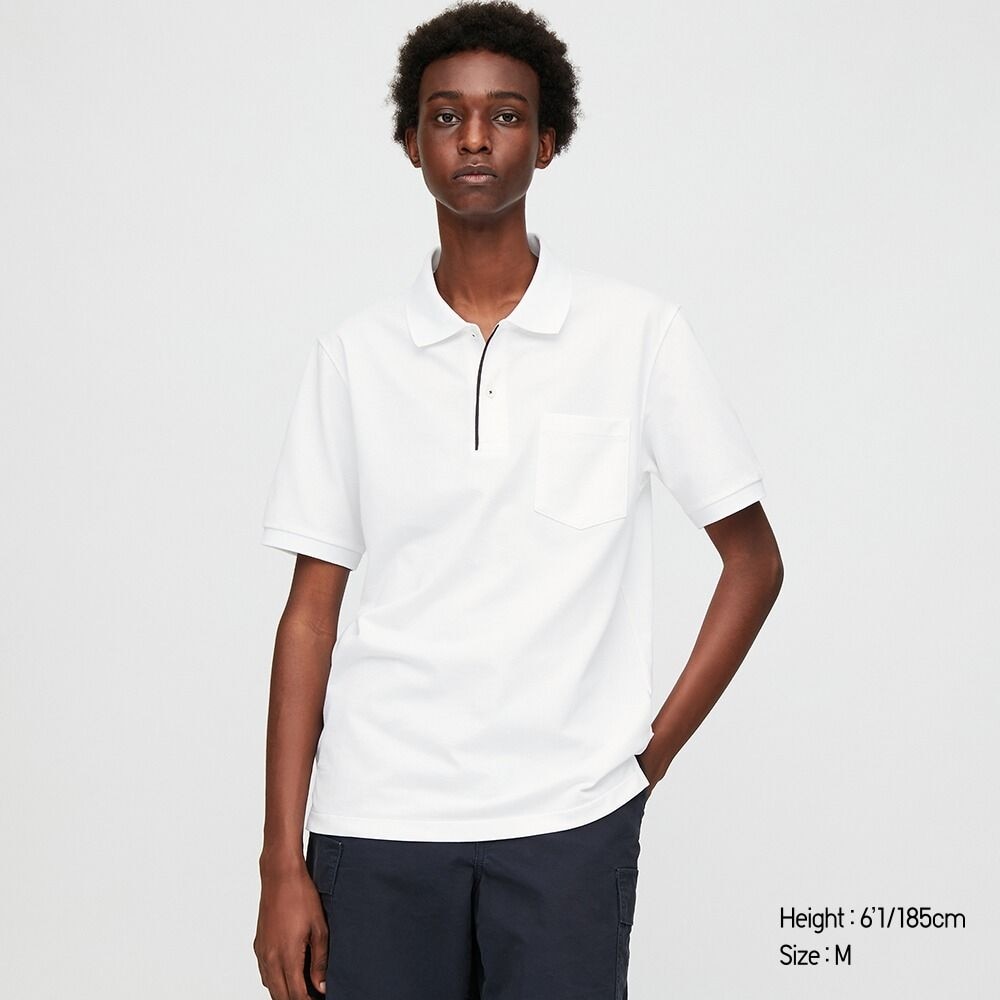 dry pique polo shirt uniqlo