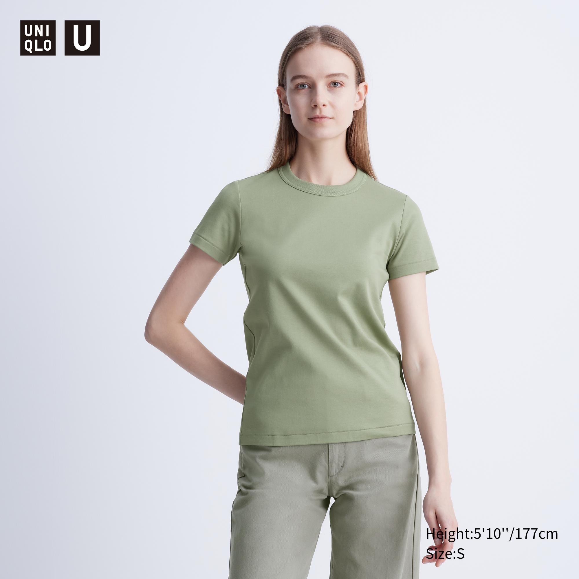 U crew neck discount uniqlo