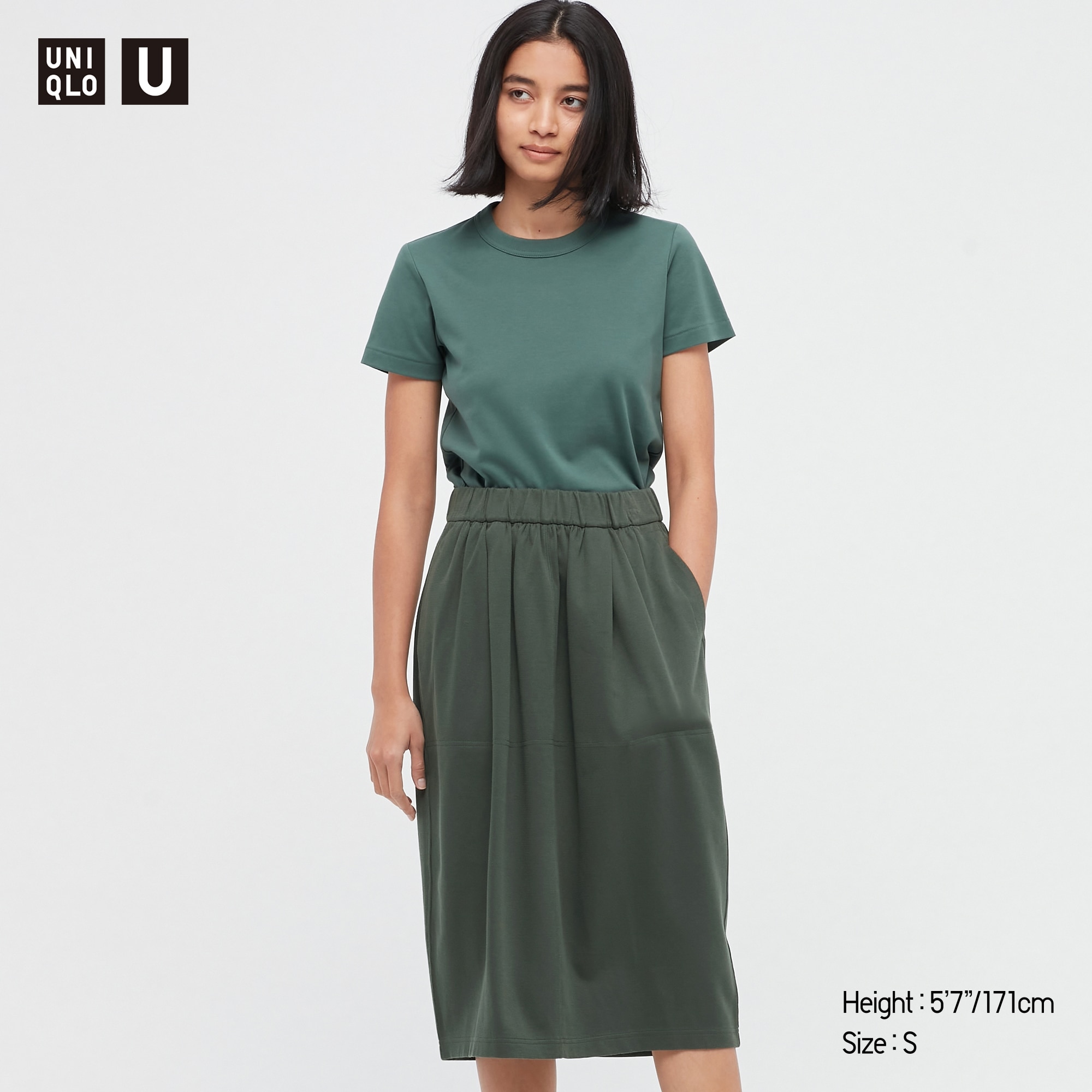 WOMEN'S UNIQLO U CREW NECK SHORT SLEEVE 