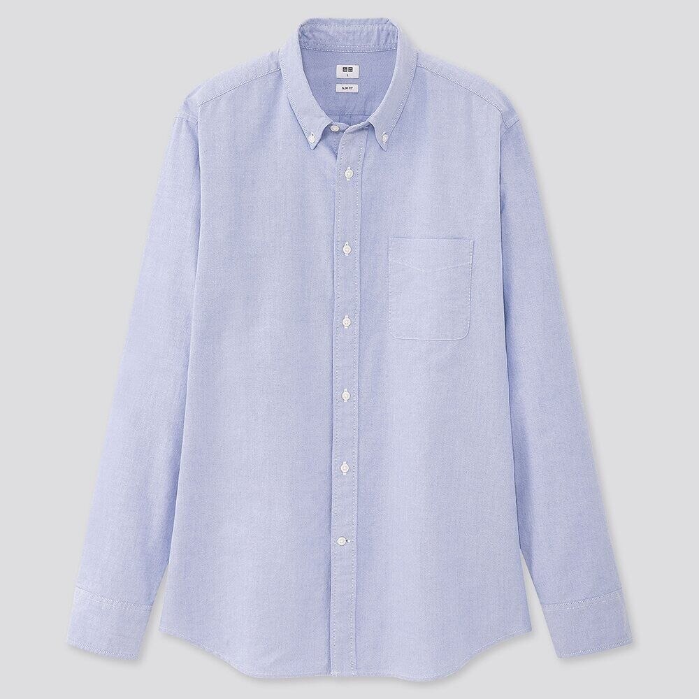 MEN'S OXFORD SLIM FIT LONG SLEEVE SHIRT 