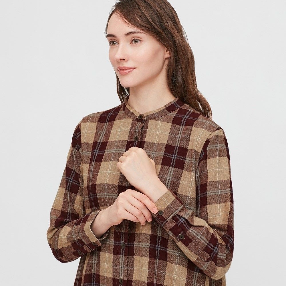LONG SLEEVE SHIRT DRESS | UNIQLO AU