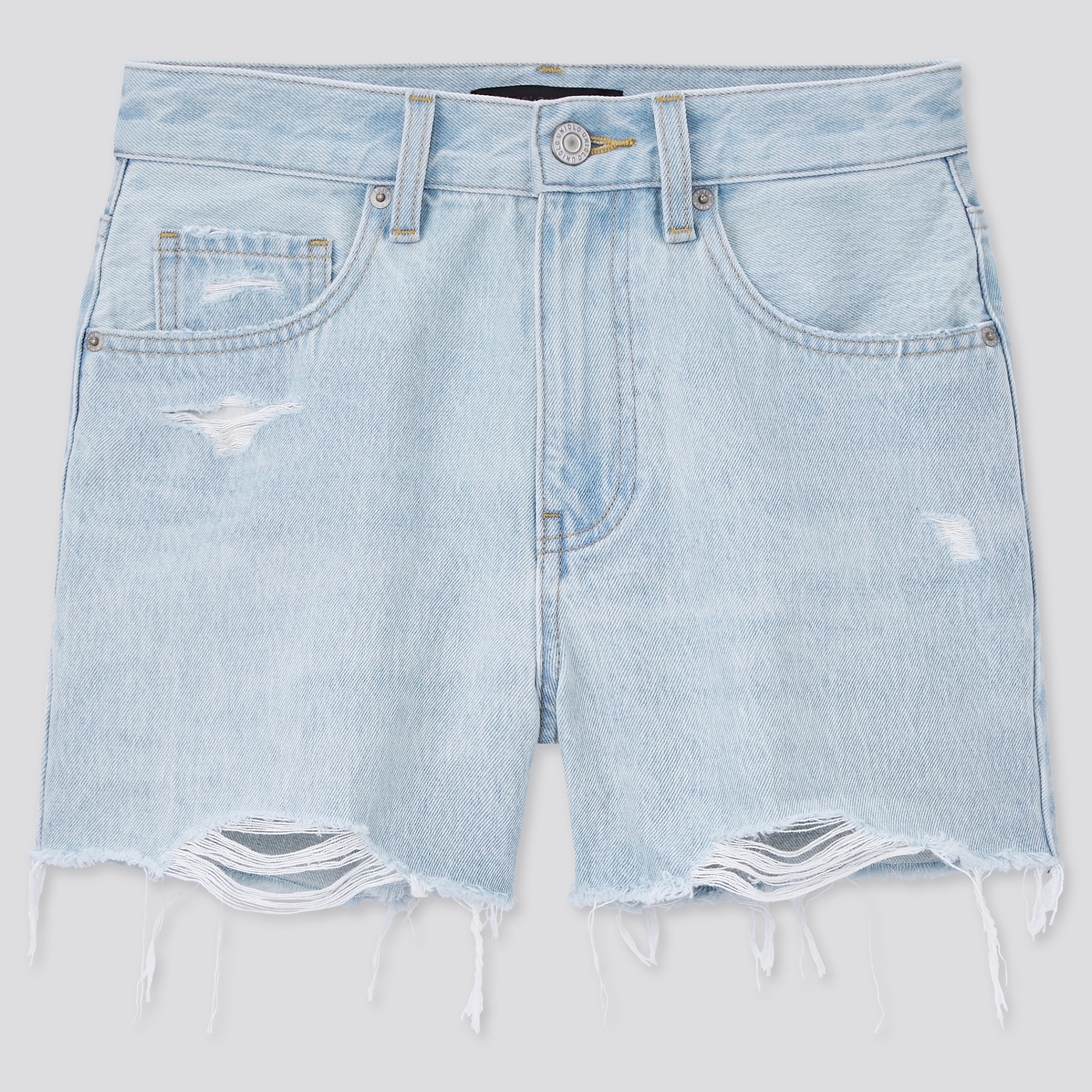 WOMEN'S HIGH RISE DENIM SHORTS | UNIQLO AU