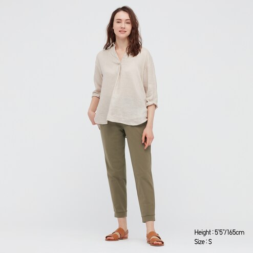 Uniqlo Womens Pants  Ultra Stretch Active Jogger Pants BROWN