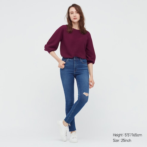 Uniqlo Womens/Mens Jeans  Ultra Stretch Skinny-Fit Color Jeans