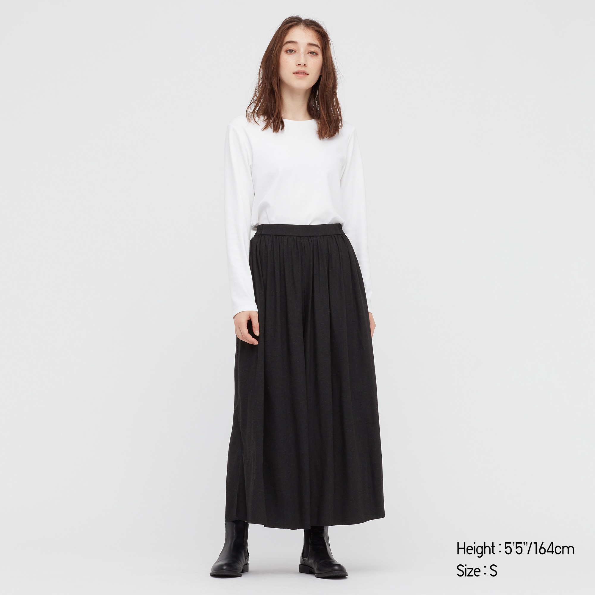 Gather Skirt Pants