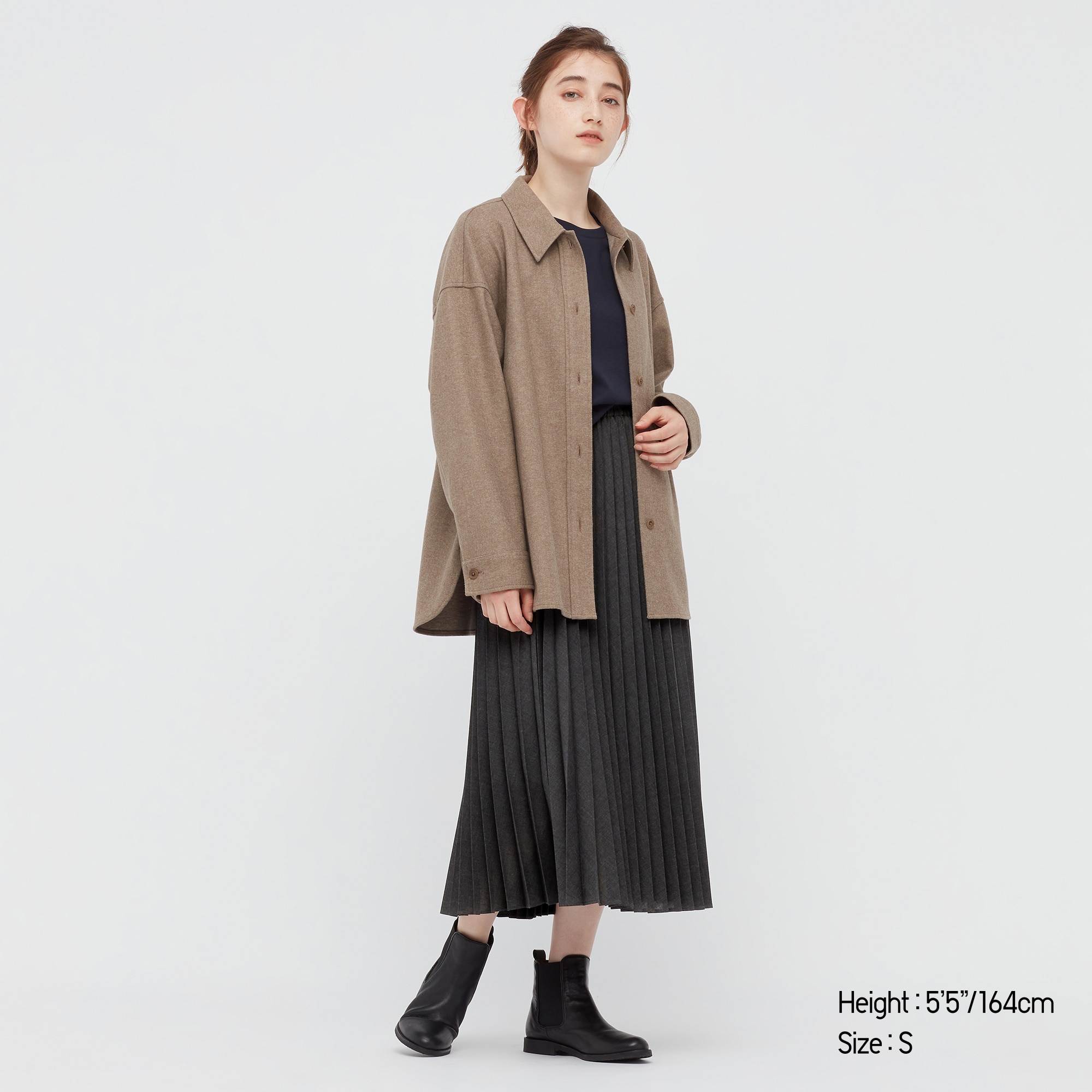 uniqlo pleated