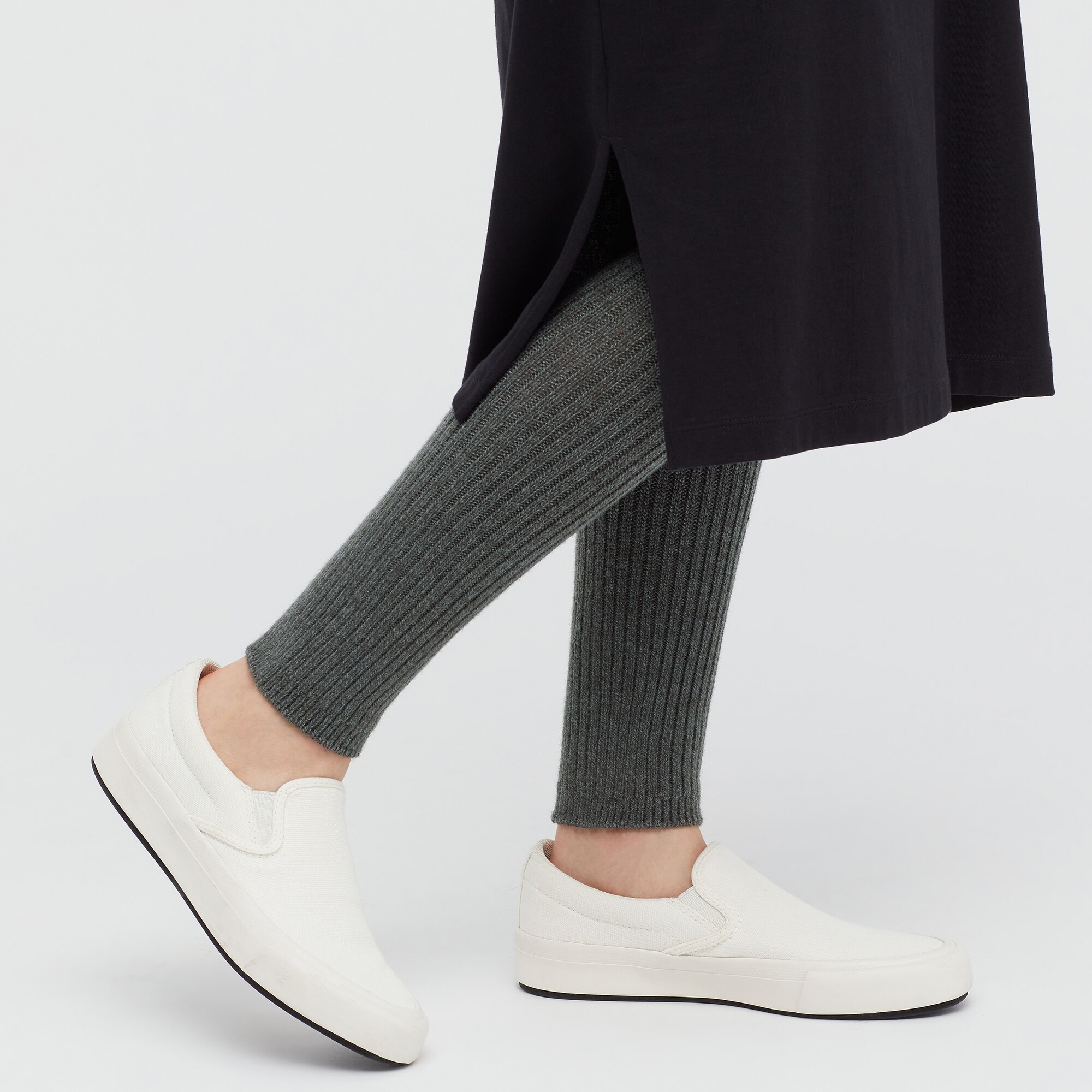 Uniqlo ribbed outlet leggings