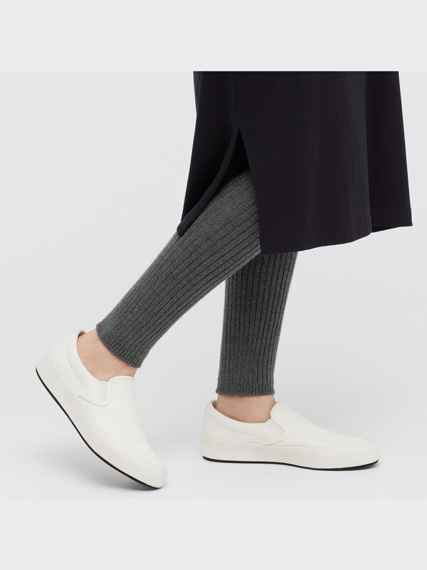HEATTECH Knitted Leggings (Ribbed)