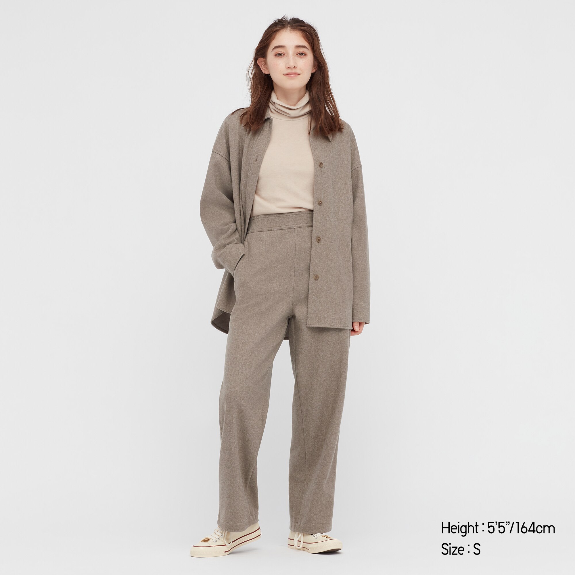 WOMEN'S BRUSHED JERSEY SHIRT JACKET 