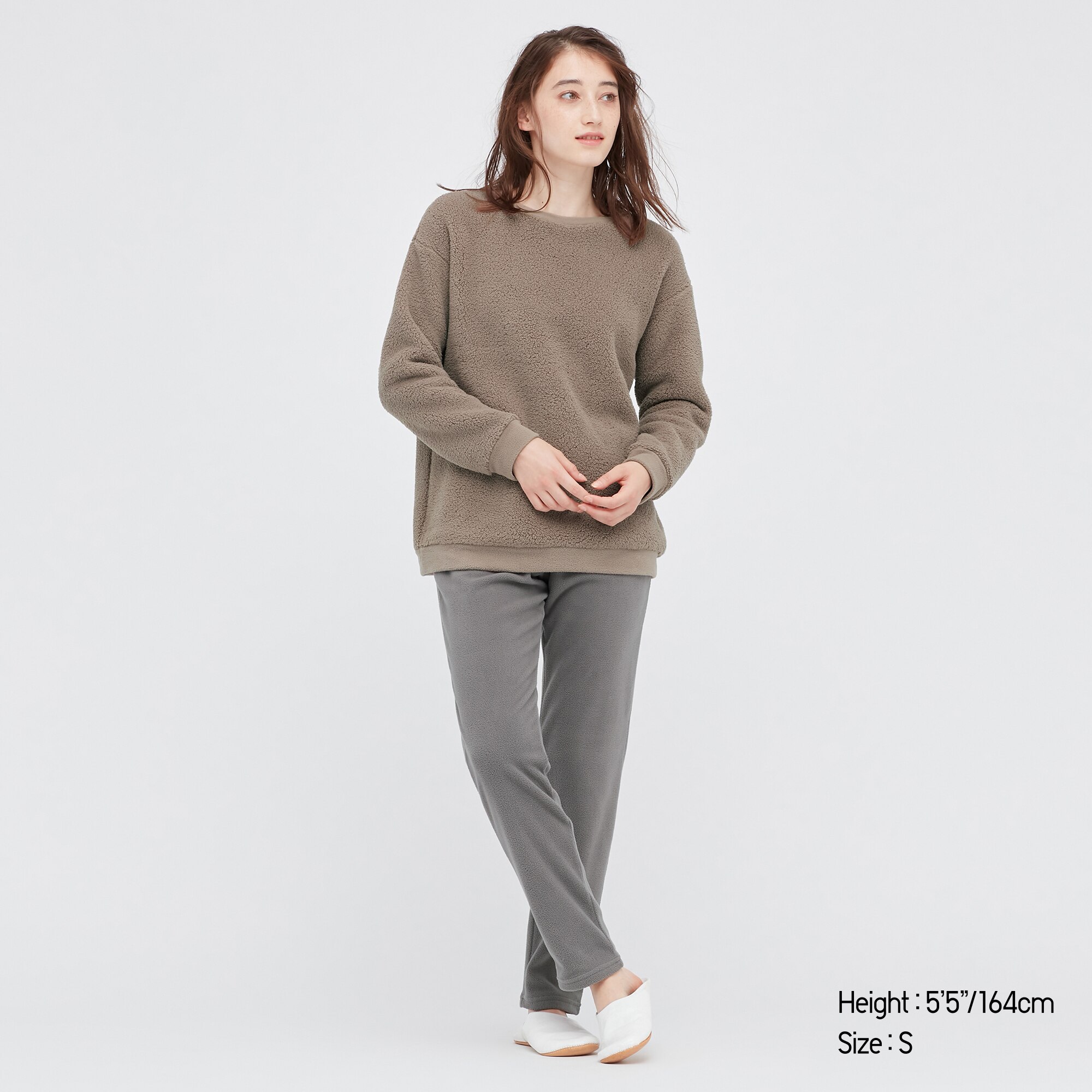 LIGHT PILE LINED FLEECE LONG SLEEVE SET 