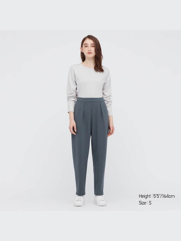 Stretch Double Face Tapered Pants