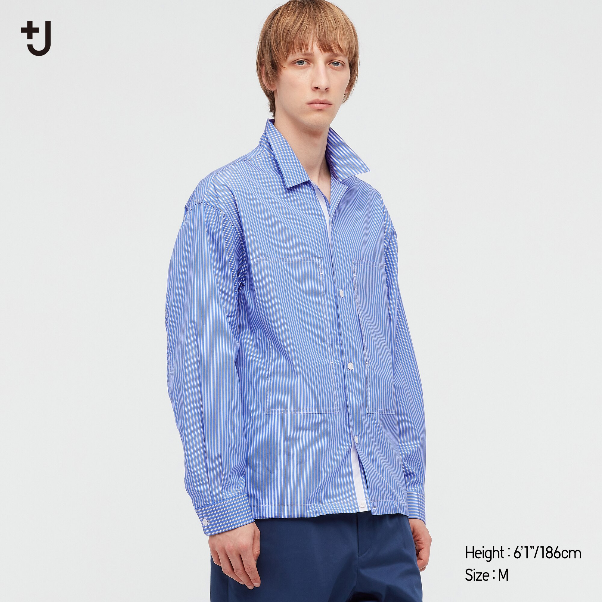 MEN'S +J SUPIMA COTTON OVERSIZED DOUBLE 