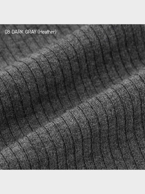 HEATTECH Wide Ribbed Knee High Socks