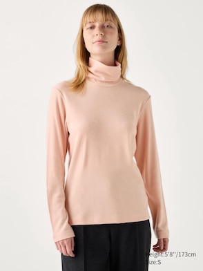 HEATTECH Fleece Turtleneck Long Sleeve T-Shirt
