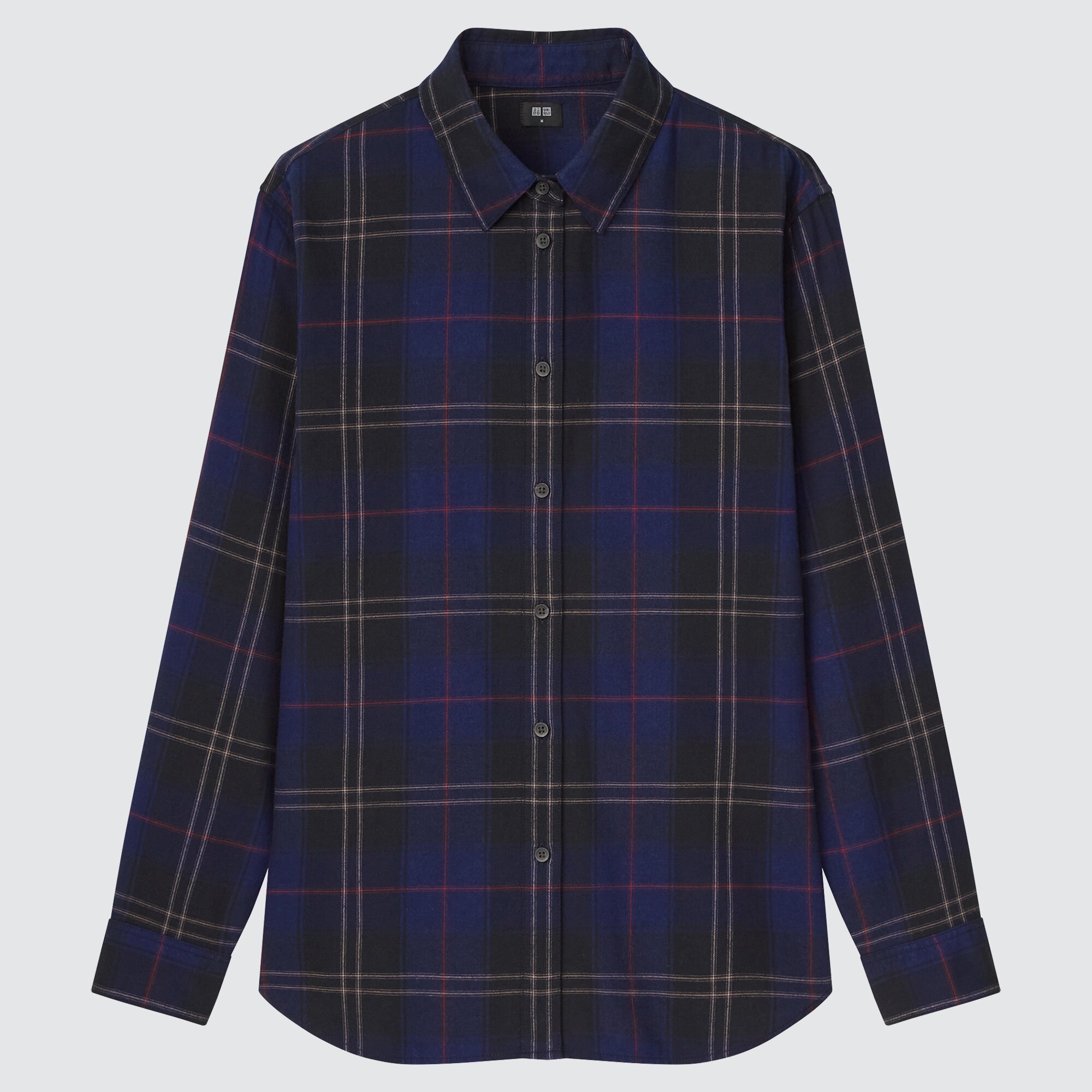 WOMEN'S FLANNEL CHECKED LONG SLEEVE 